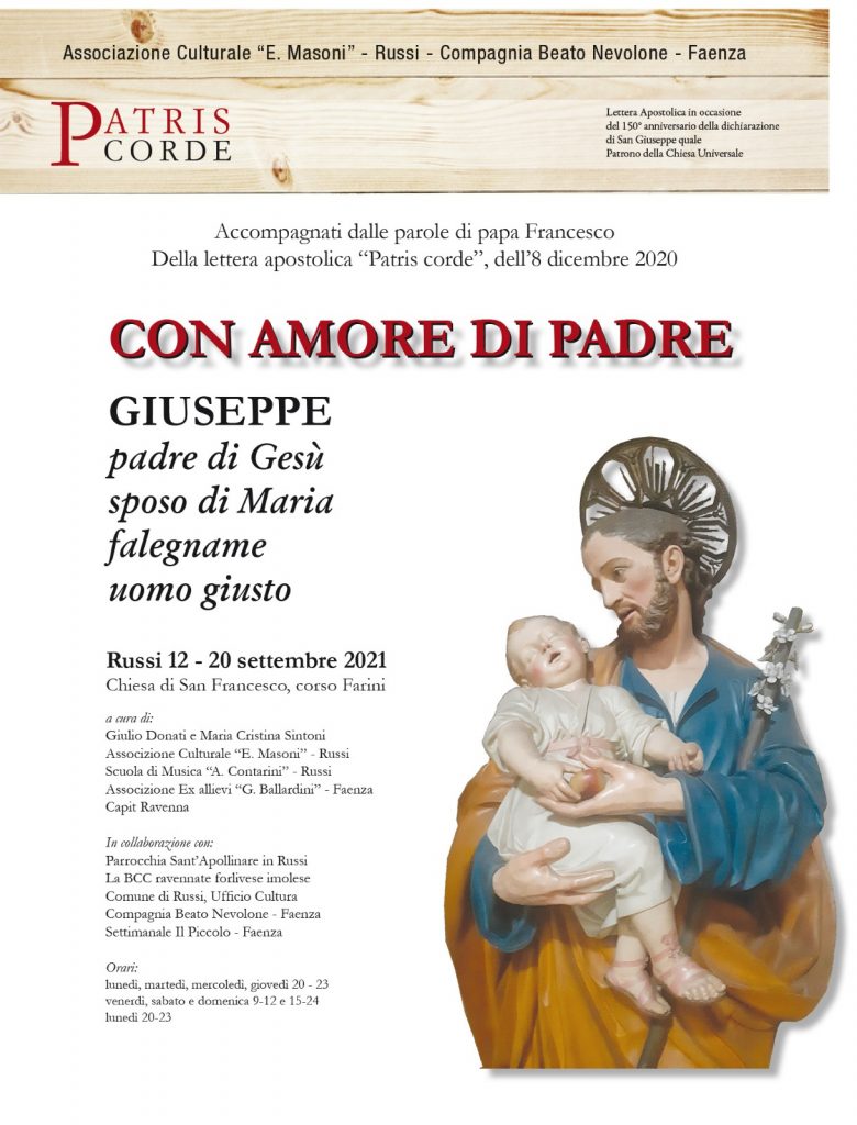 “Con amore di Padre” 12-20 settembre 2021 “Con amore di Padre” 12-20 settembre 2021