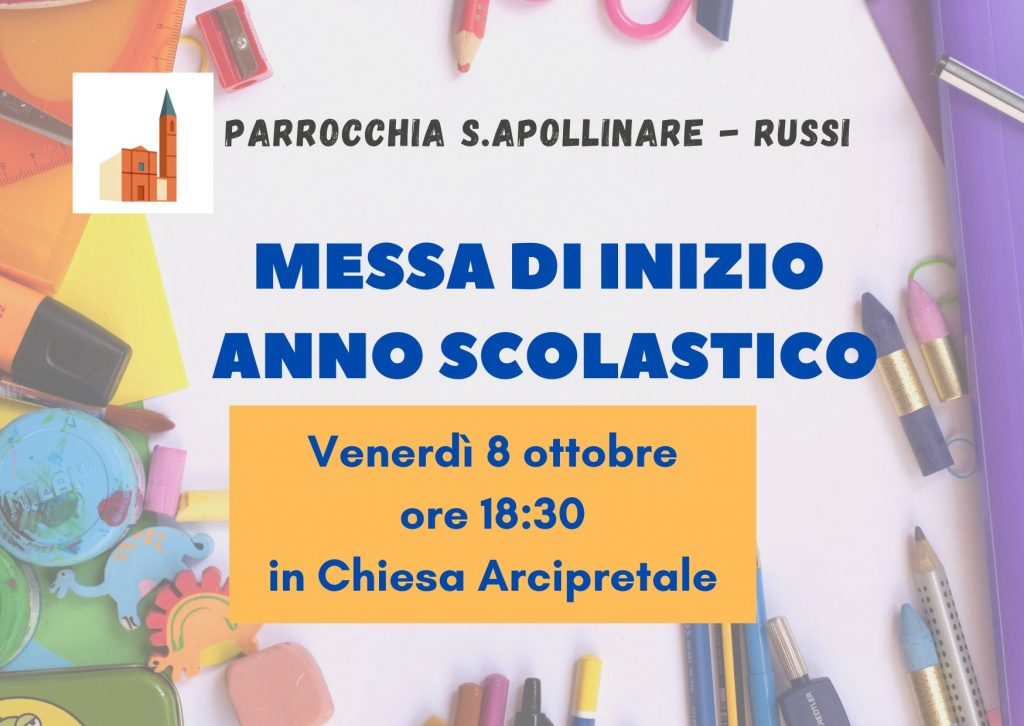 Messa di inizio anno scolastico Messa di inizio anno scolastico