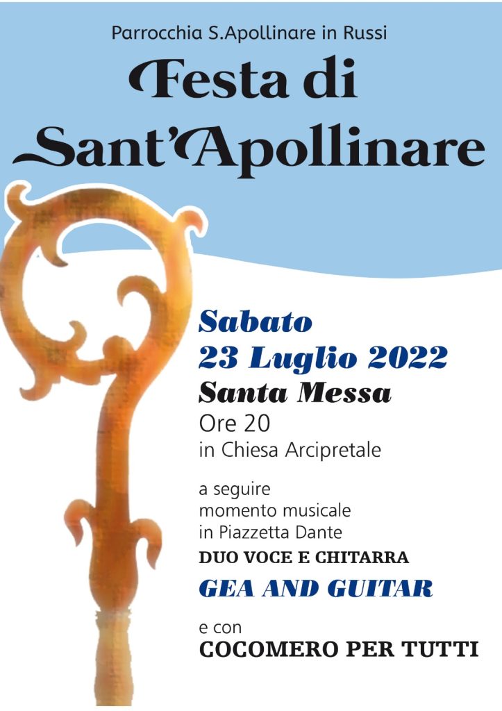 Festa di Sant’Apollinare 23 Luglio Festa di Sant’Apollinare 23 Luglio